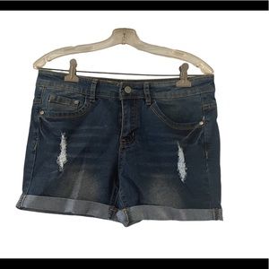 NWT ADORA by Colorswatch Denim/Jean shorts ladies size L